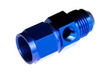 -04 male to -04 female AN / JIC with 1/8" NPT in hex...