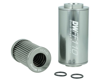 In-line Fuel filter element and housing kit, stainless...