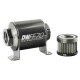 In-line Fuel filter element and housing kit, stainless steel 10 micron / Dash 10 / -10 AN / 70mm Universal