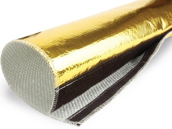 Hitzeschutzschlauch GOLD mit Klettverschluss - bis 32mm