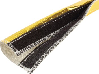 Hitzeschutzschlauch GOLD mit Klettverschluss - bis 32mm
