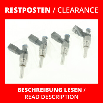 Restposten - Einspritzventile RS6 TFSI 4Stk. - gebraucht