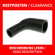 Clearance - Silicone Reducer Elbow 90° 48 - 30mm Black