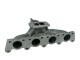 SPA Exhaust Manifold VAG 1.8T transverse - Cast iron - T3 TwinScroll Top Mount