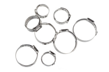 -06 Stainless Steel Push Lock Hose Clamp 2pcs/pkg | RHP