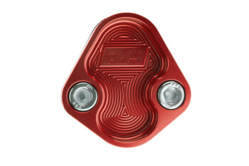 Aluminum Block-Off Plate for All Chrysler V8 ENGINE - Red...