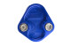 Aluminum Block-Off Plate for BBC ENGINE - Blue | RHP
