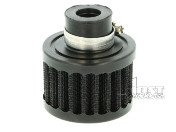 Air filter small with 19mm connection, black | BOOST...