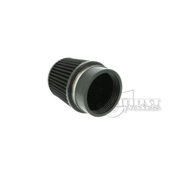 Universal air filter 90mm / 76mm connection, black | BOOST products