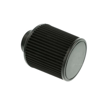 Universal air filter 127mm / 63,5mm connection, black | BOOST products