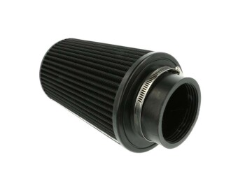 Universal air filter 200mm / 76mm connection, black | BOOST products