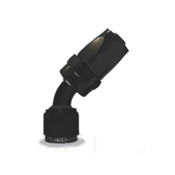 Hose Fitting / -10 AN / Dash 10 / 45° / Black
