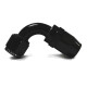 Hose Fitting / -06 AN / Dash 6 / 90° / Black
