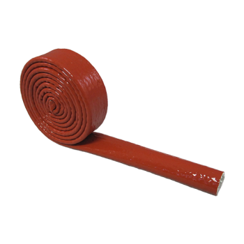 Feuerschutzschlauch - rot - 13mm / 90cm Länge