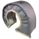 Turbo Hitzeschutzmantel T3/T4 - silber