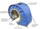 Turbo Hitzeschutzmantel T3/T4 - blau