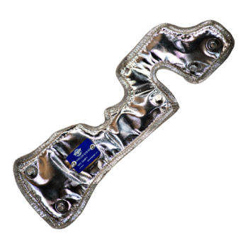 Turbo Hitzeschutz Hyundai Genesis - chrome