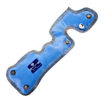 Turbo Hitzeschutz Hyundai Genesis - blau