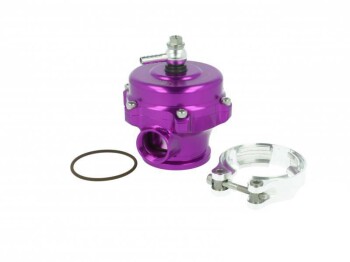 TiAL QR 35mm Blow Off Ventil violett - Edelstahl Flansch