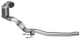 HJS Tuning Hosenrohr 76mm VW Passat XI 2.0 TSI 16V 4Motion (B8) Stufenheck (ohne OPF)