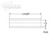 Silicone Hose Connector 140mm, 100mm Length, Black