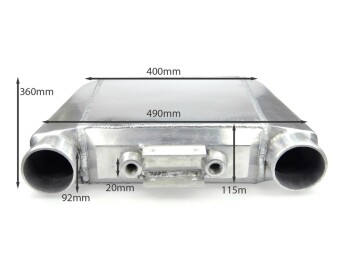 Watercooled intercooler - 360x490x115mm - 92mm