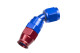 Dash 6 / -06 AN PTFE Fitting - blau / 45grad | RHP