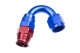 Dash 10 / -10 AN PTFE reusable hose end - blue / 150 ° | RHP