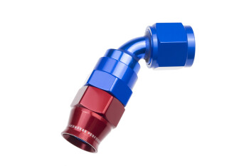 Dash 6 / -06 AN PTFE Fitting - blau / 60grad | RHP