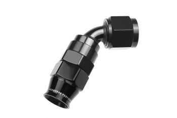 Dash 6 / -06 AN PTFE reusable hose end - black / 60 °...