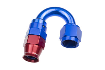 Dash 6 / -06 AN PTFE Fitting - blau / 180grad | RHP