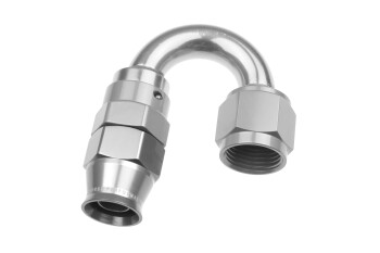 Dash 6 / -06 AN PTFE Fitting - silber / 180grad | RHP