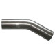 Stainless steel elbow 30° with 40mm diameter