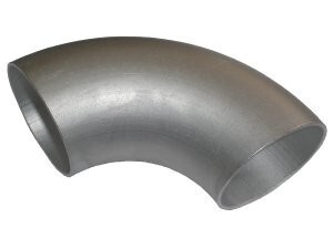 Short Aluminium Elbow 90° with 63mm diameter