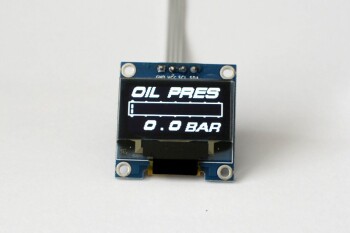 OLED 0.96" digital single oil pressure gauge (bar)