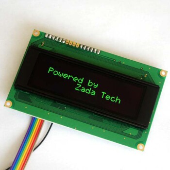 OLED Display 20x4 / Grün | Zada Tech