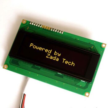 20x4 OLED Display - Yellow | Zada Tech