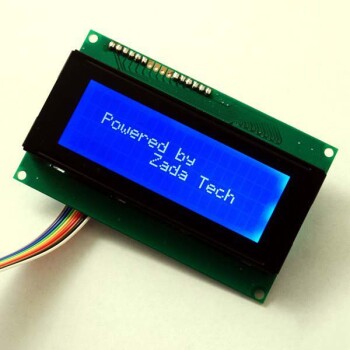 LCD 20x4 / blaue Schrift | Zada Tech