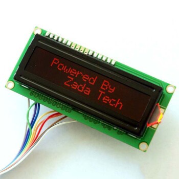 LCD 16x2 / rote Schrift | Zada Tech
