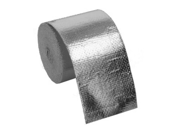 10m Heat Protection Aluminium Tape - Silver - 50mm width...