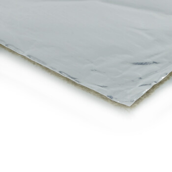 Hitzeschutz - Titanmatte mit Aluminiumschild - 30x30cm