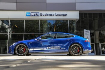 Unplugged Performance Carbon Side Skirt Set for Tesla Model S