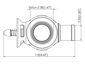 BOV smart Port Subaru WRX 2015 | TS-0215-1018