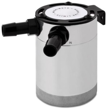 Oil catch can compact baffled mishimoto 2-port / polished...