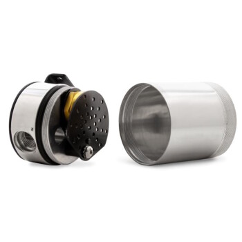Oil catch can compact baffled mishimoto 2-port / polished | MMBCC-CBTWO-P