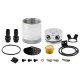 Oil catch can compact baffled mishimoto 2-port / polished | MMBCC-CBTWO-P