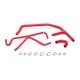 Ford Mustang EcoBoost Silicone Ancillary Hose Kit, 2015+, red | MMHOSE-MUS4-15ANCRD