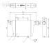 Intercooler 280x300x76mm - 63mm - Competition 2015 - 300HP