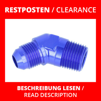 Clearance - 08 AN 45 Degree Male Adapter to -08 AN...