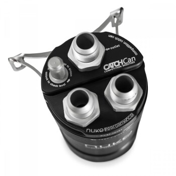 Universal Dual inlet Competition Oil Catch Can 1,0 liter